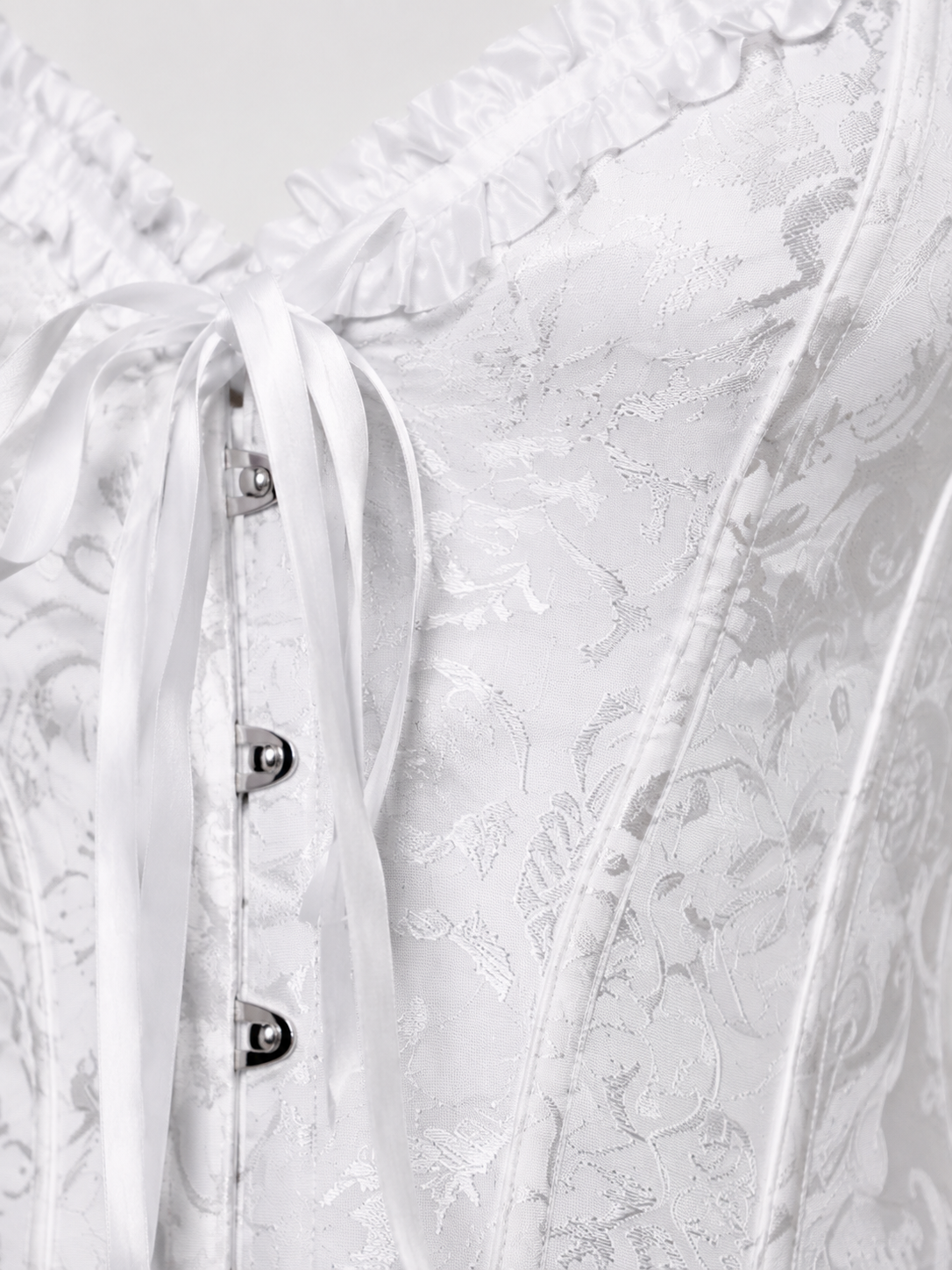 Corset Victorien Blanc Bustier