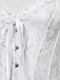 Corset Victorien Blanc Bustier