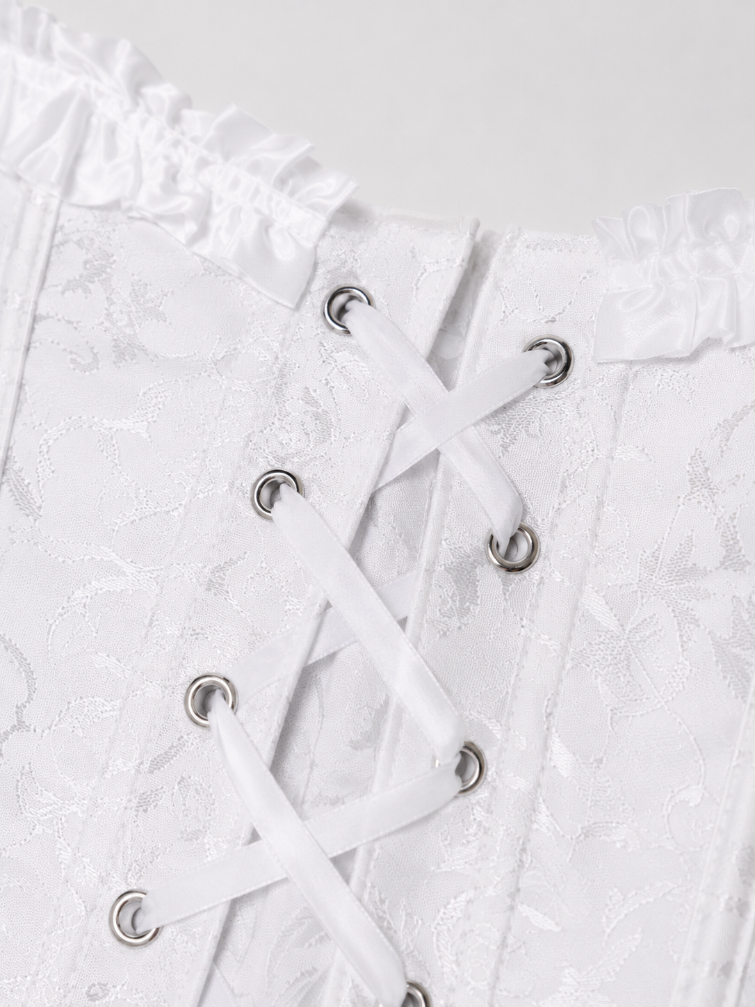 Corset Victorien Blanc Bustier