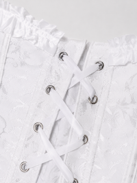 Corset Victorien Blanc Bustier