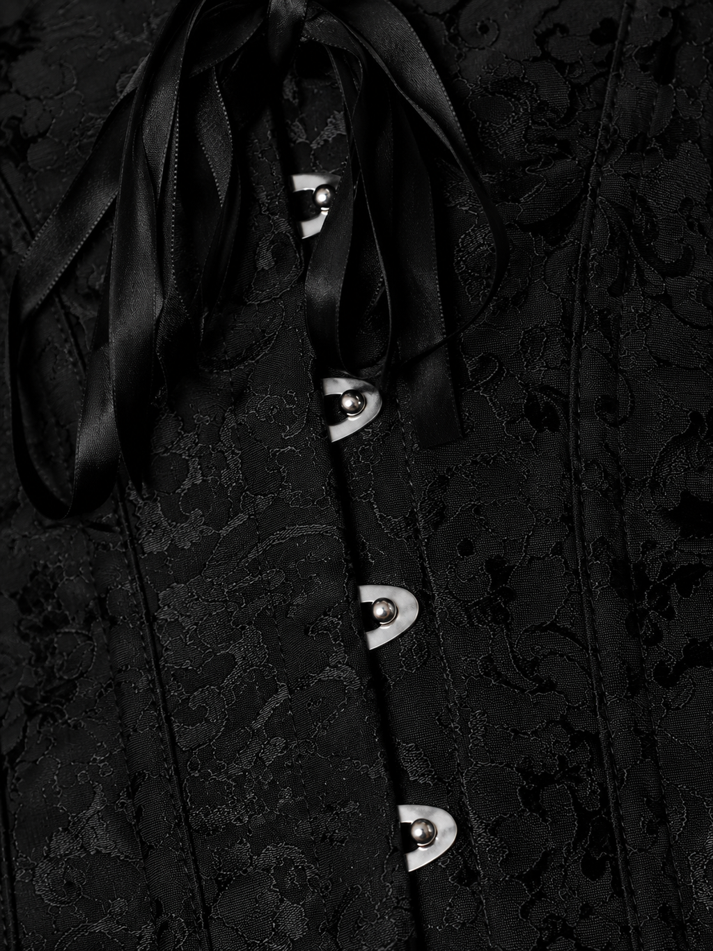Corset Victorien Noir Bustier