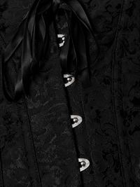 Corset Victorien Noir Bustier