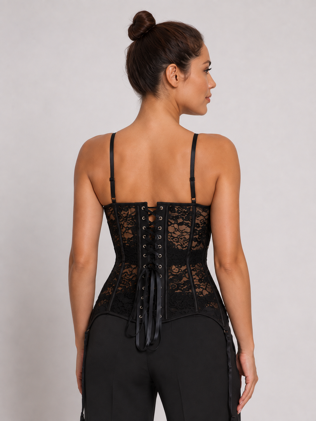 Corset Serre-Taille Avec Porte-Jarretelles