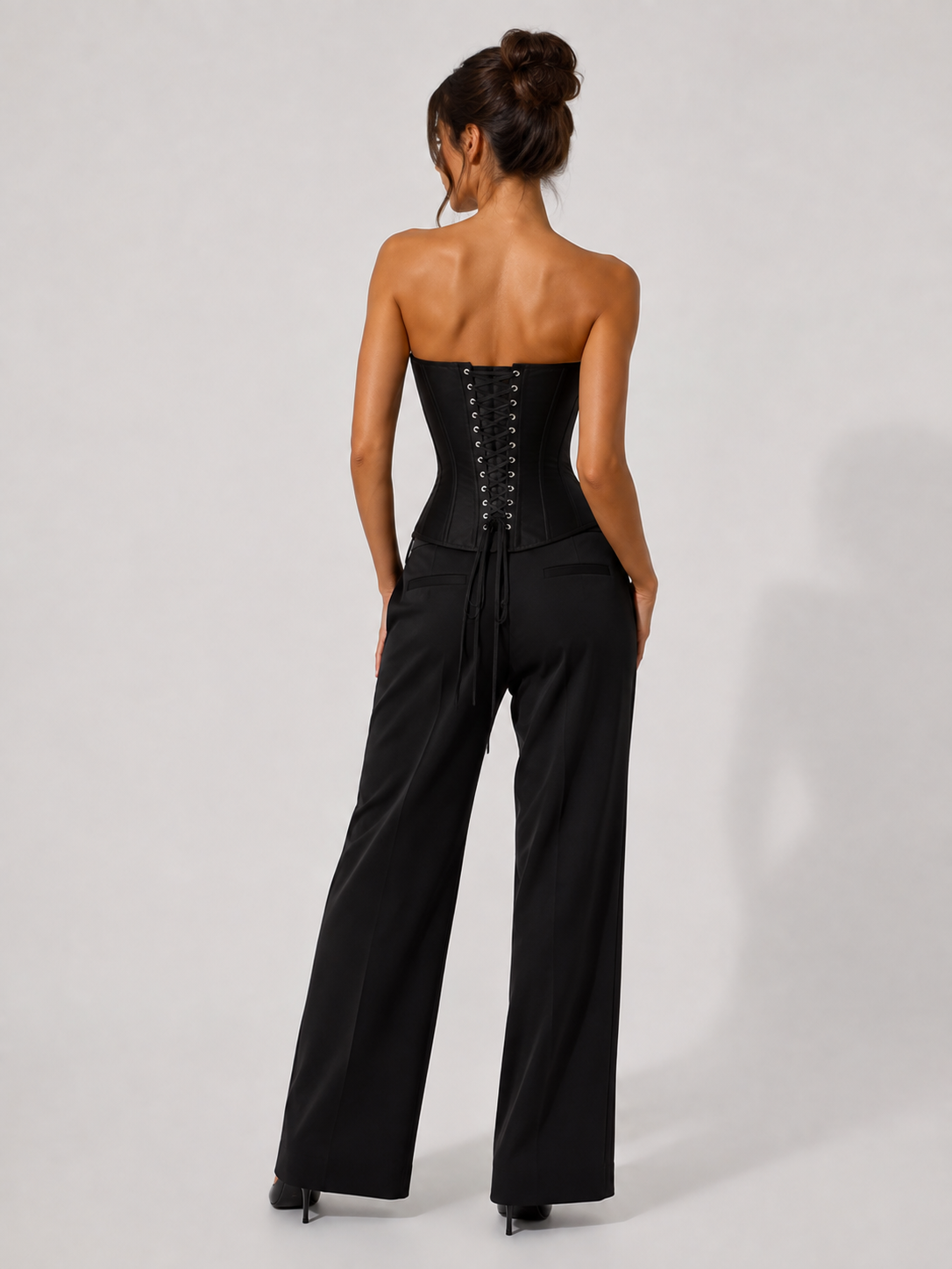 Corset Noir Simple Bustier