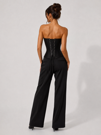 Corset Noir Simple Bustier