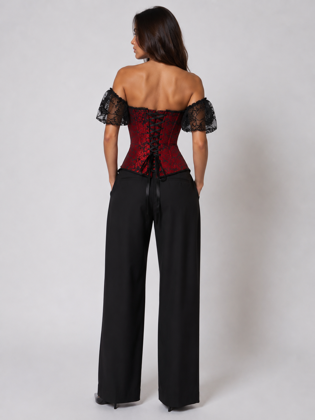 Bustier Corset Chic Rouge