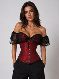 Bustier Corset Chic Rouge