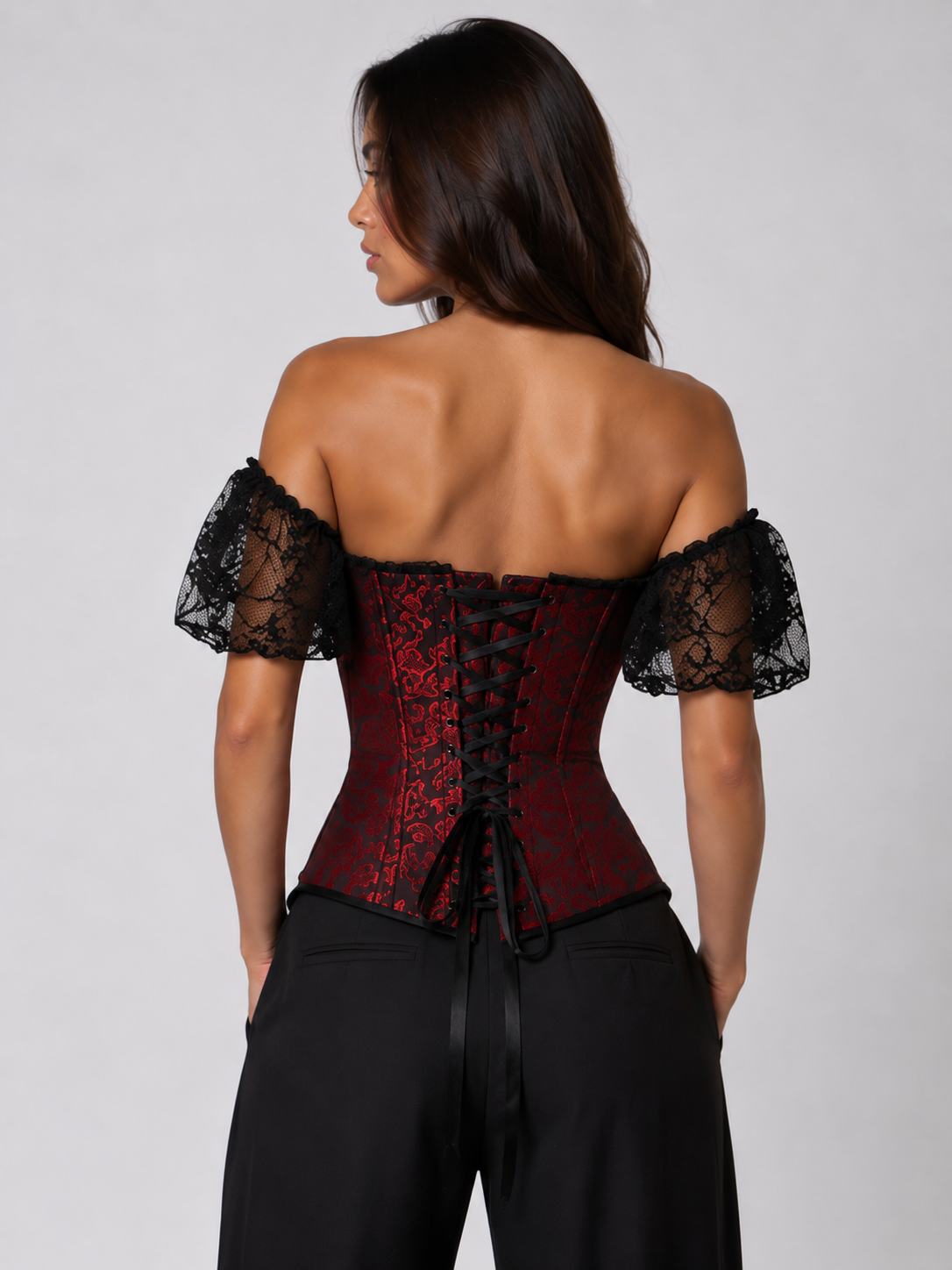 Bustier Corset Chic Rouge