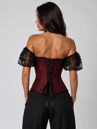 Bustier Corset Chic Rouge