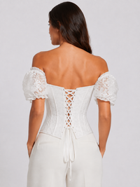 Bustier Corset Chic Blanc