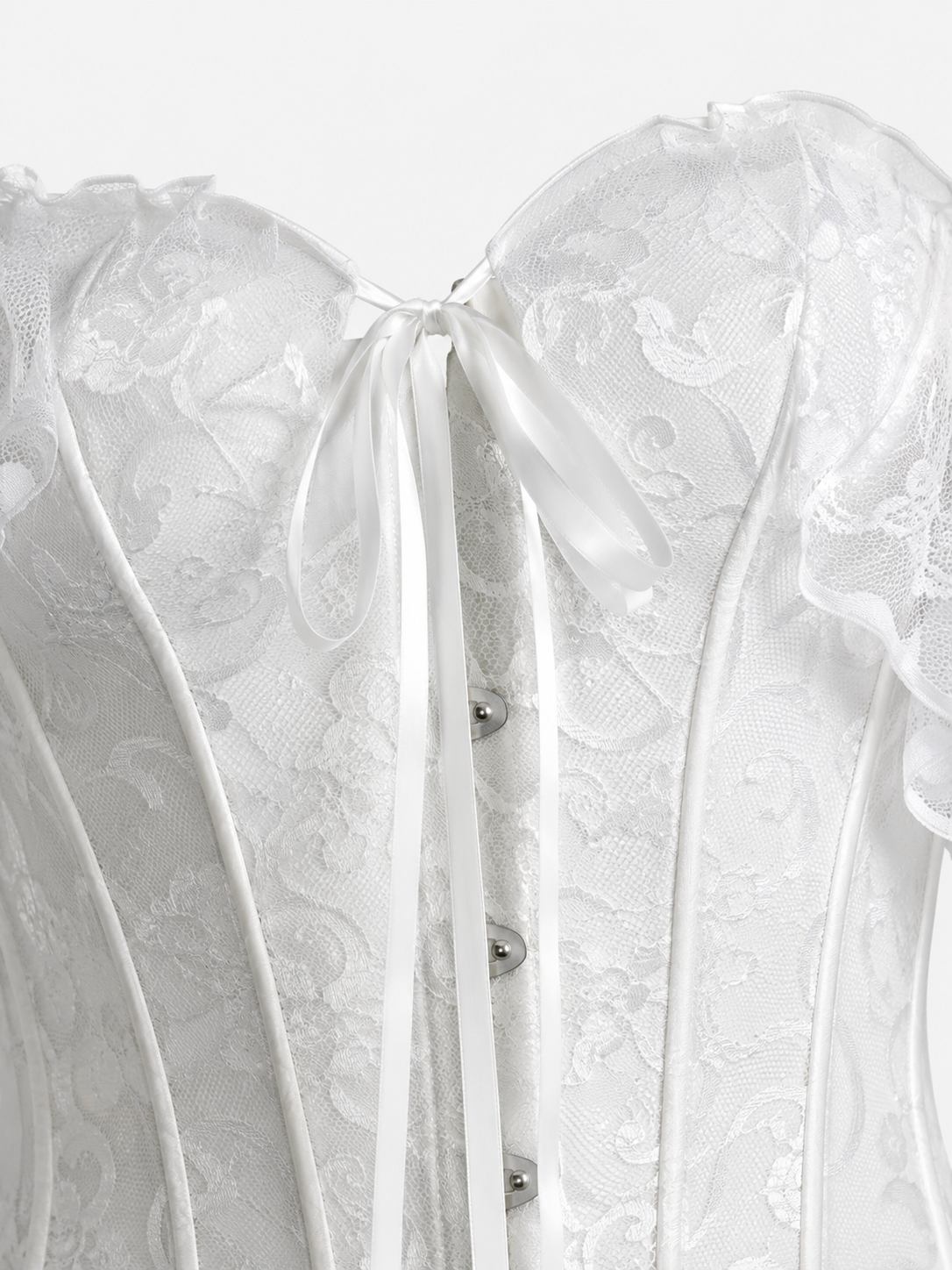 Bustier Corset Chic Blanc