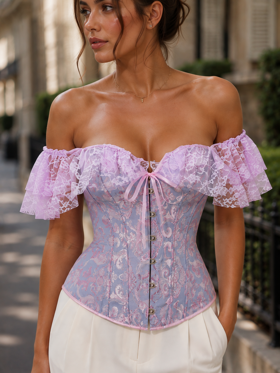 Bustier Corset Chic Rose
