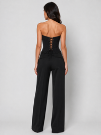 Bustier Femme Corset Noir