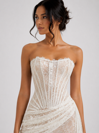 Corset Robe Blanche