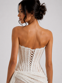 Corset Robe Blanche