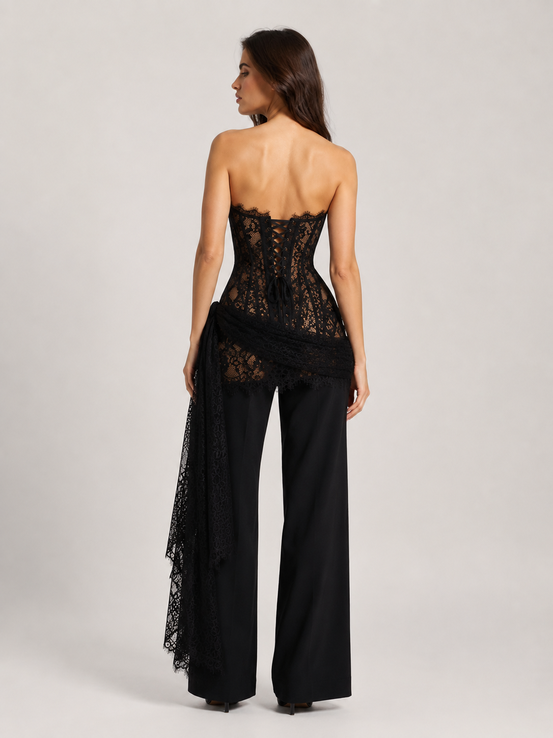 Robe Noire Corset