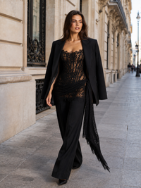 Robe Noire Corset
