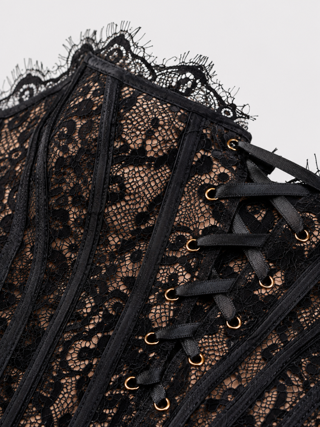 Robe Noire Corset