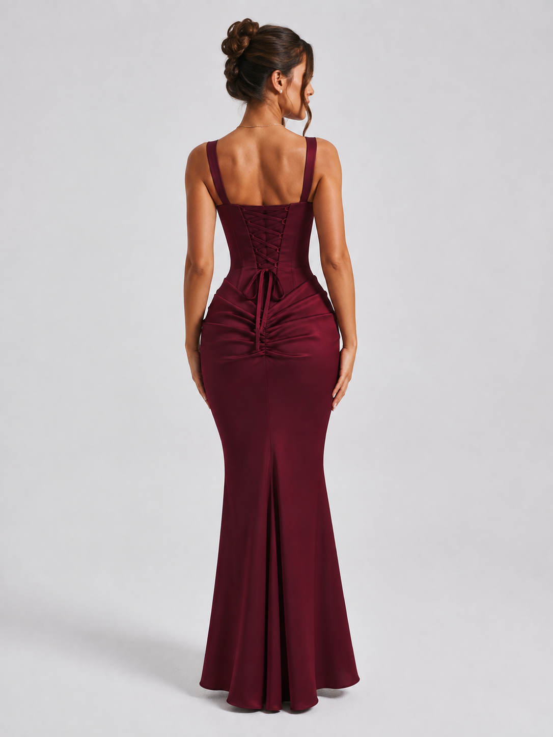 Robe Corset Soirée Bordeaux
