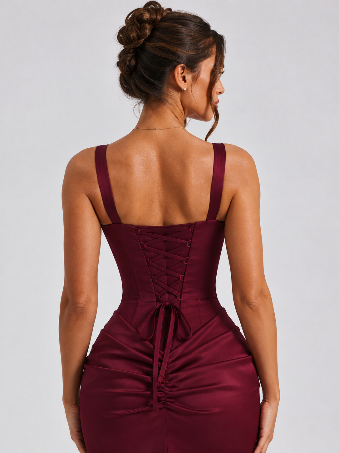 Robe Corset Soirée Bordeaux