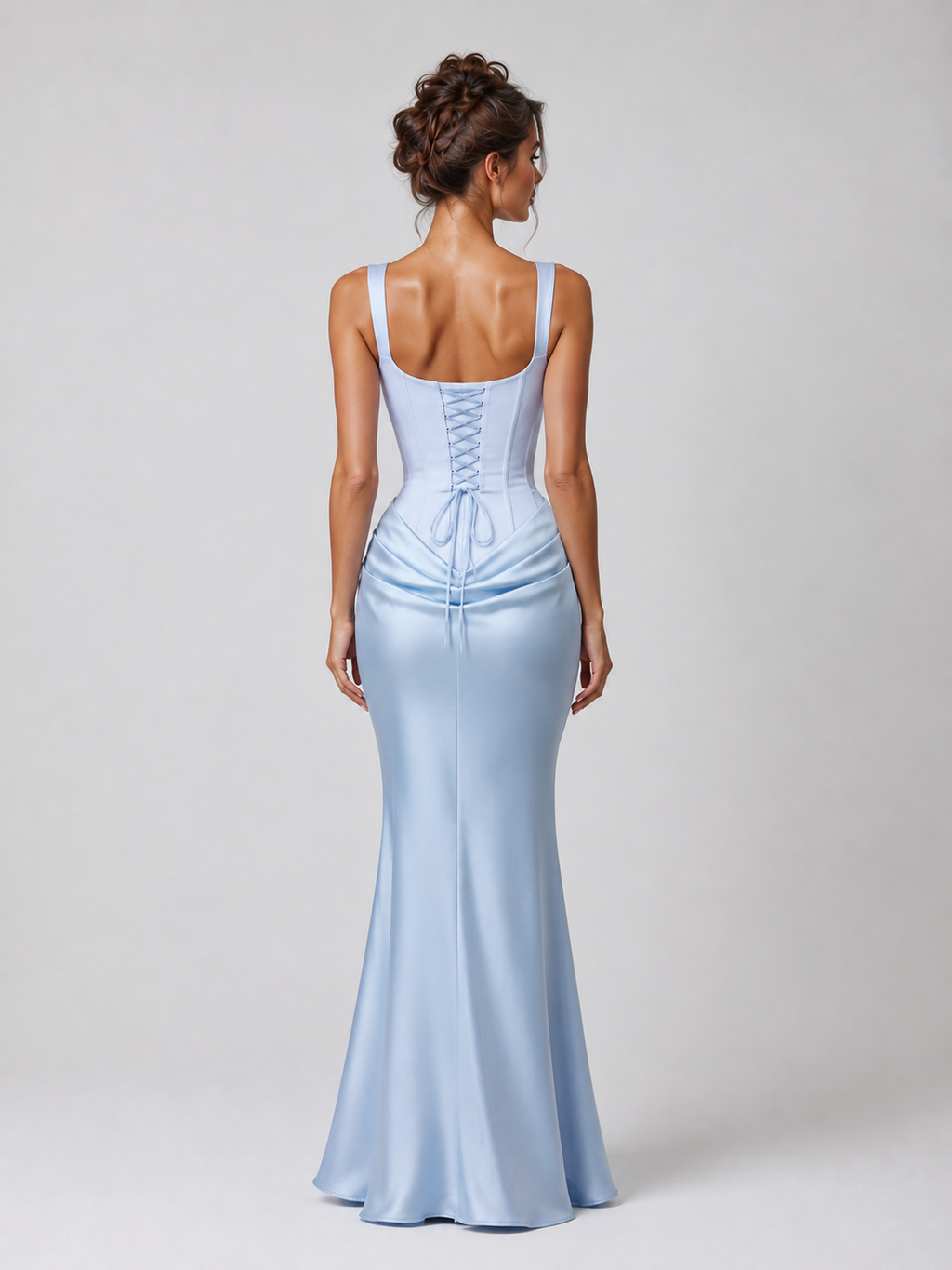 Robe Corset Soirée Bleu