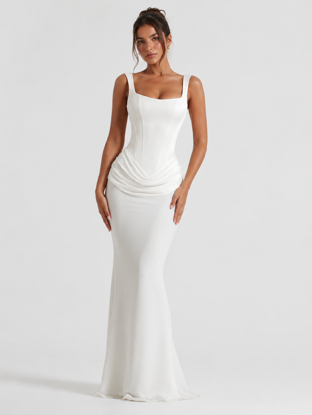 Robe Corset Soirée Blanc