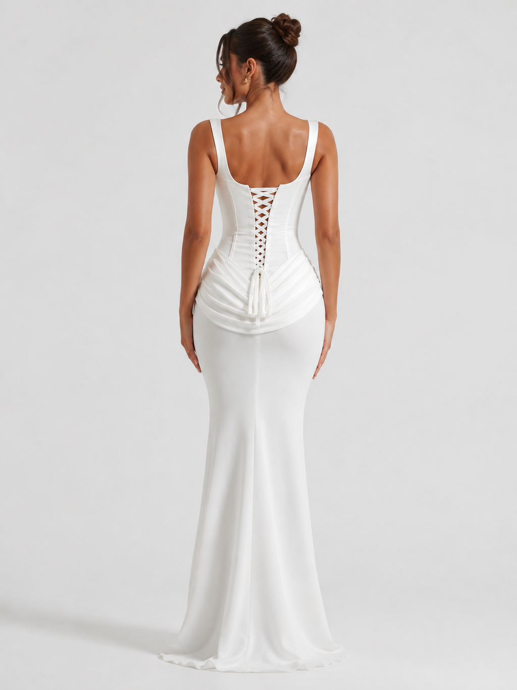 Robe Corset Soirée Blanc