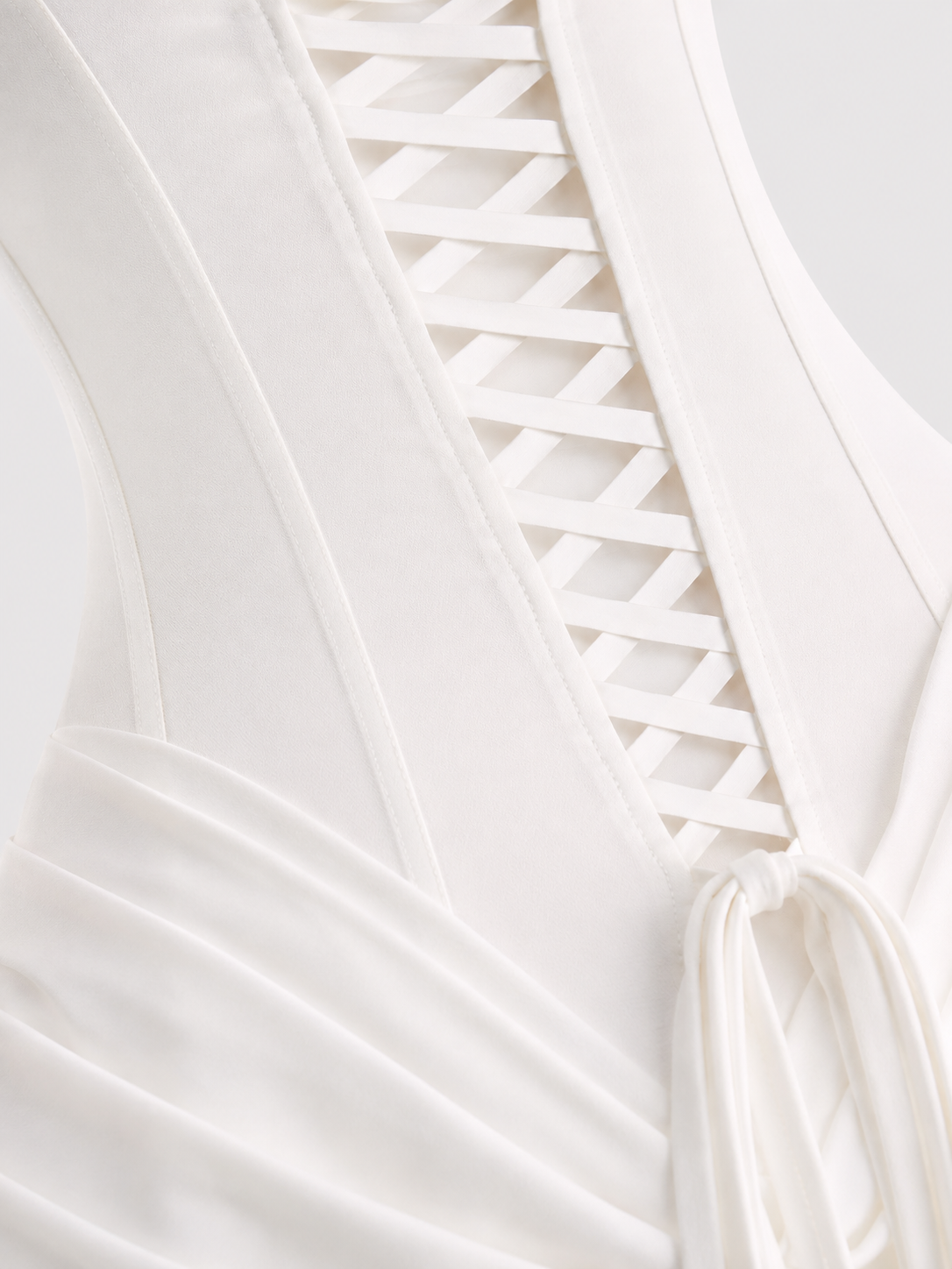 Robe Corset Soirée Blanc