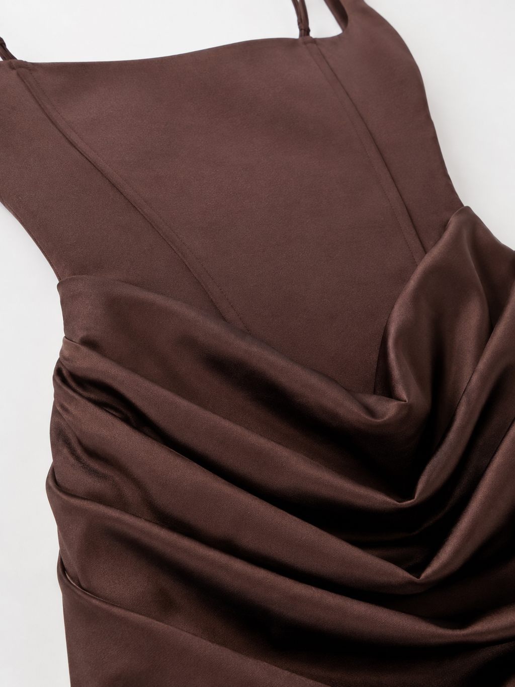 Robe Corset Soirée Marron