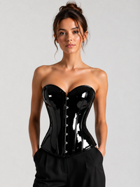 Corset Cuir Noir