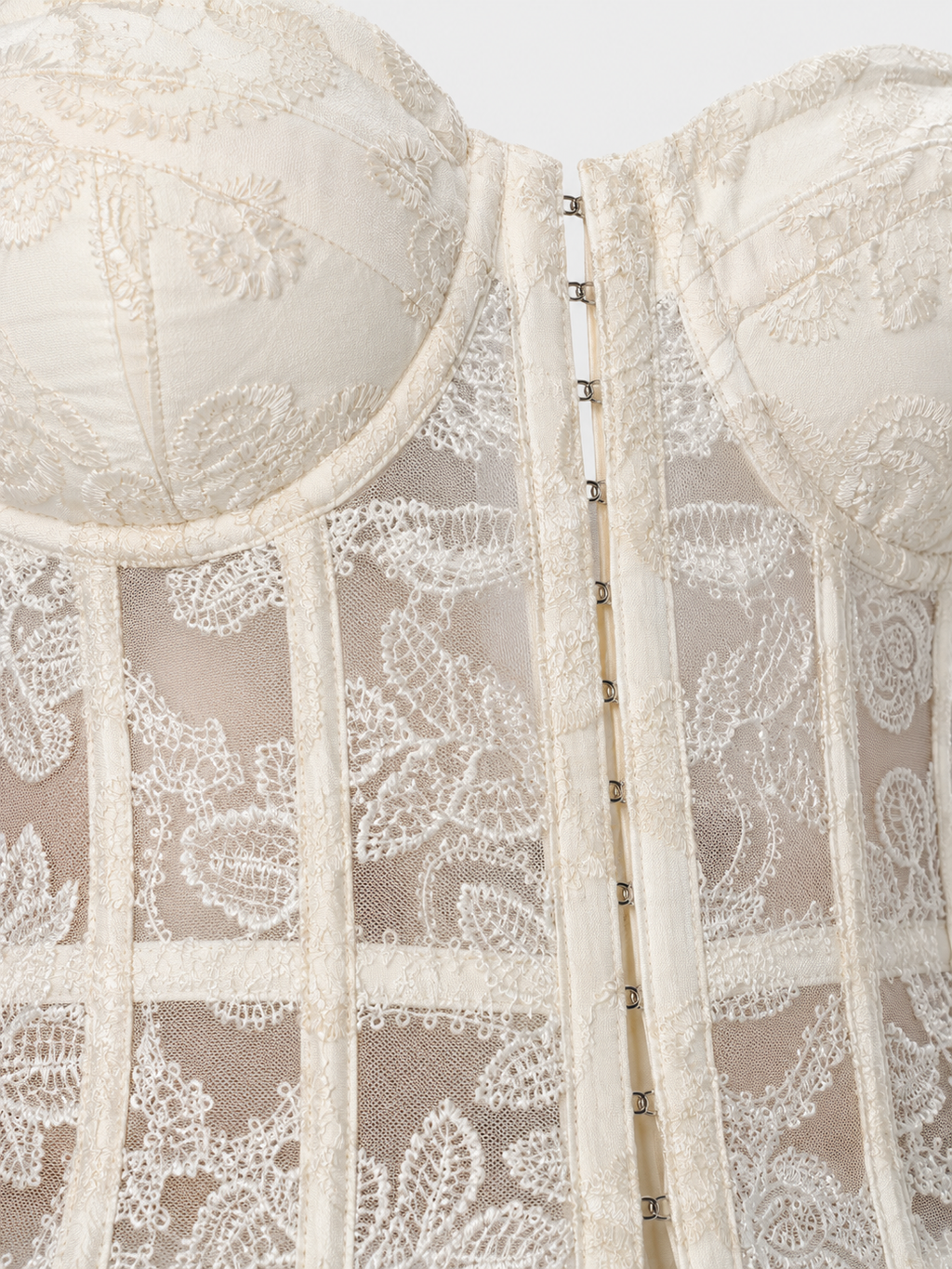 bustiers Et Corsets Femme Blanc