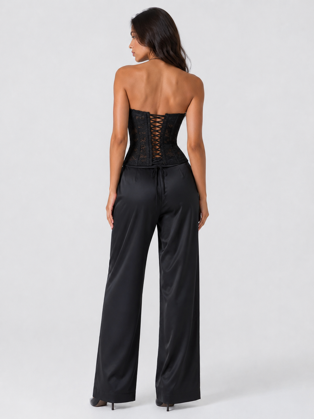 Corset Bustier Mariage Noir