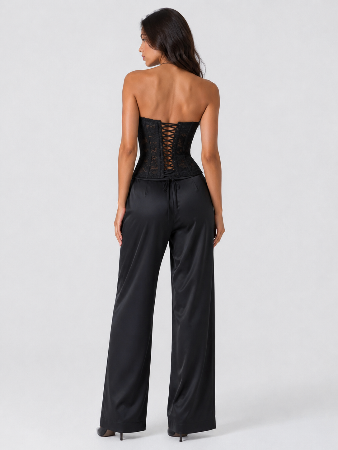 Corset Bustier Mariage Noir