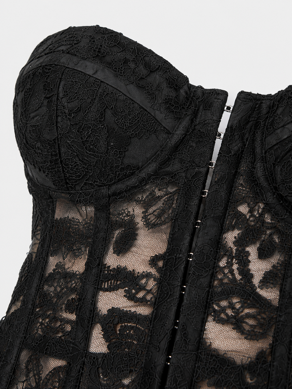 Corset Bustier Mariage Noir