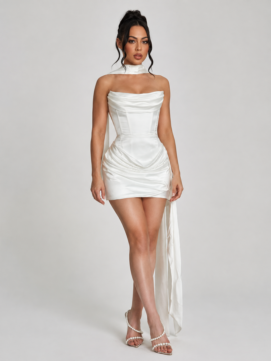 Robe Corset Blanc