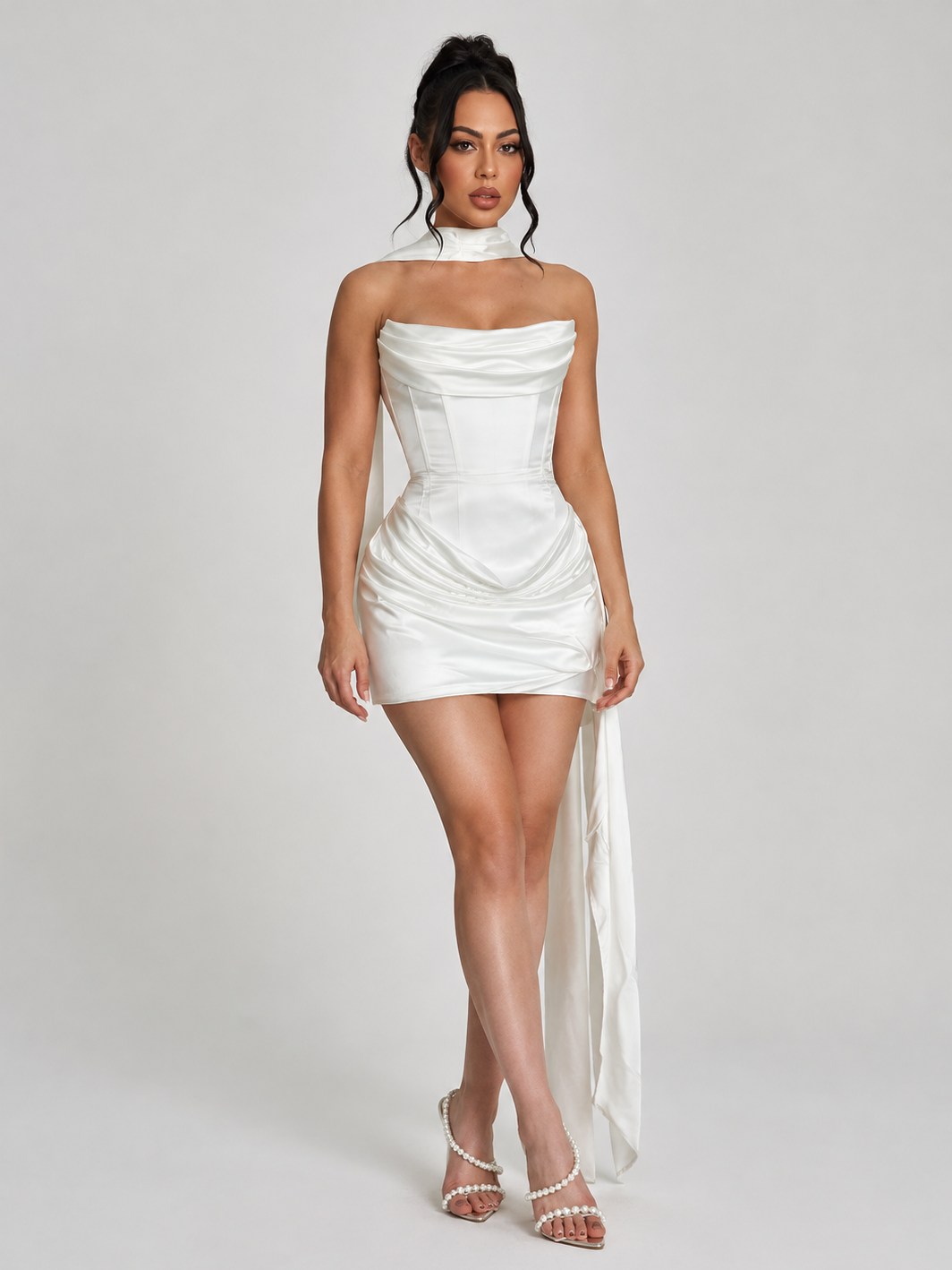 Robe Corset Blanc