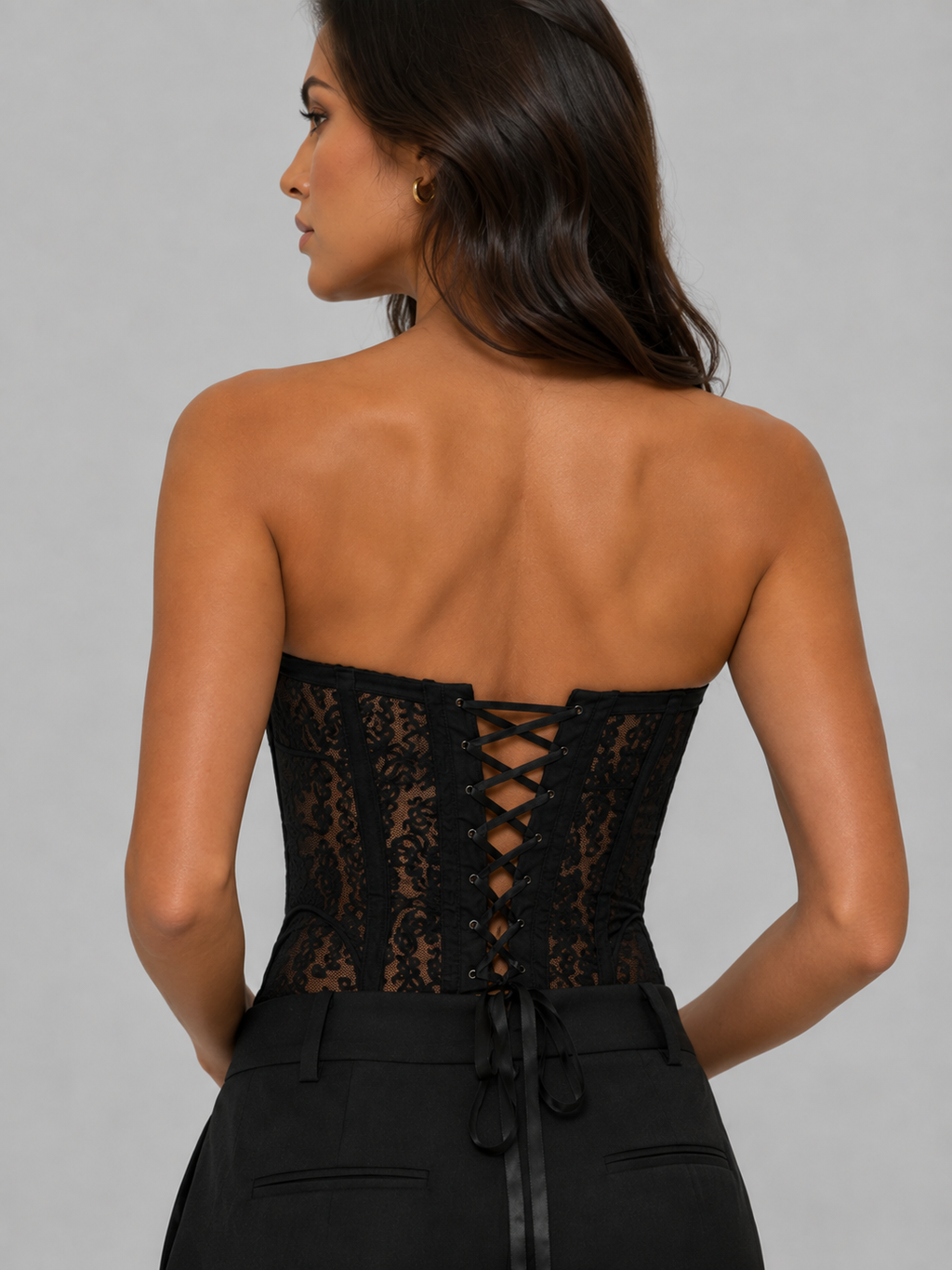 Bustier Dentelle Noire