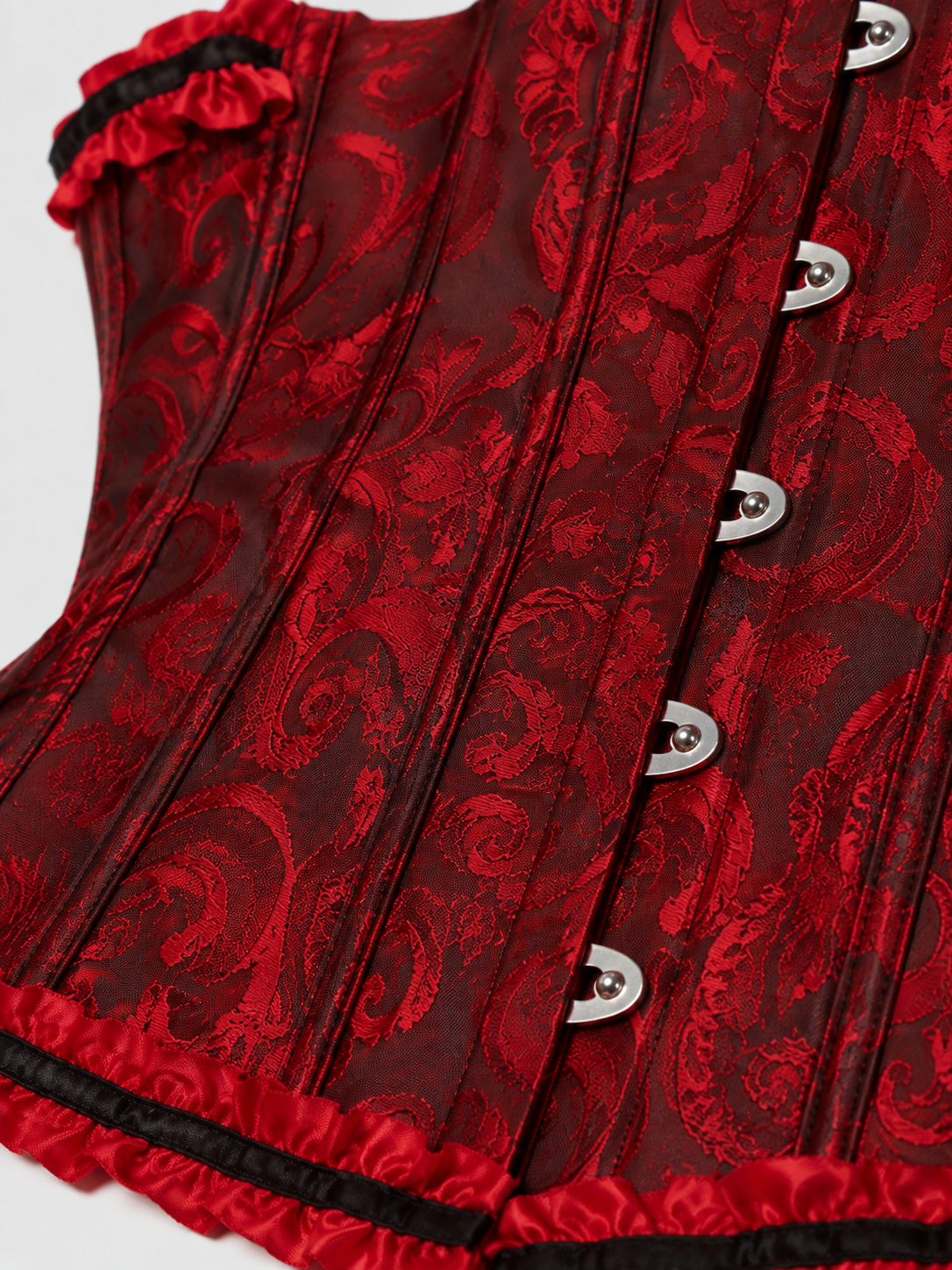 Corset Victorien Rouge Bustier